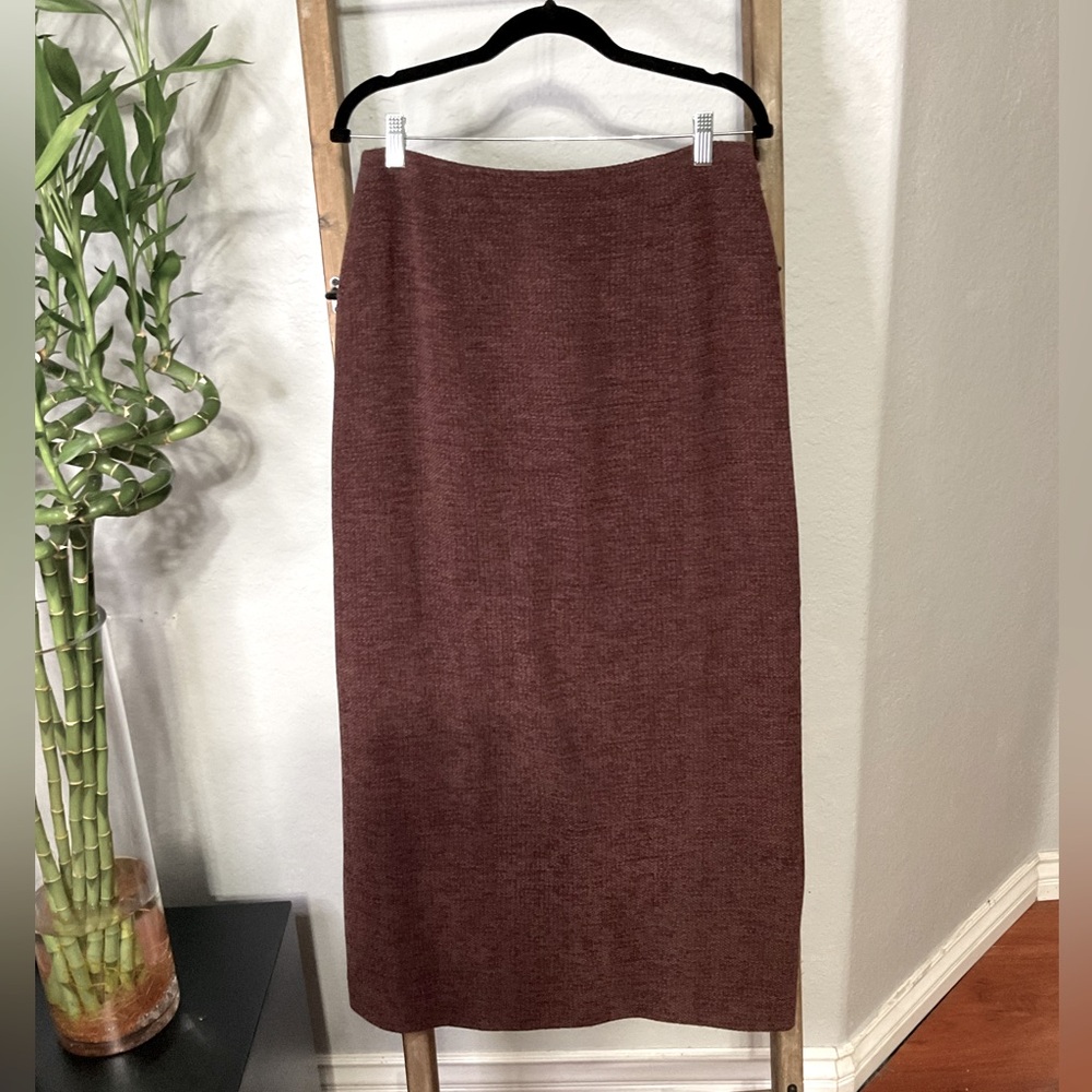 CHANEL Full length wool skirt size 44